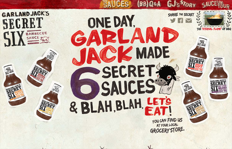 garland jacks - שילוב מעולה של אתר מאויר עם אניציה